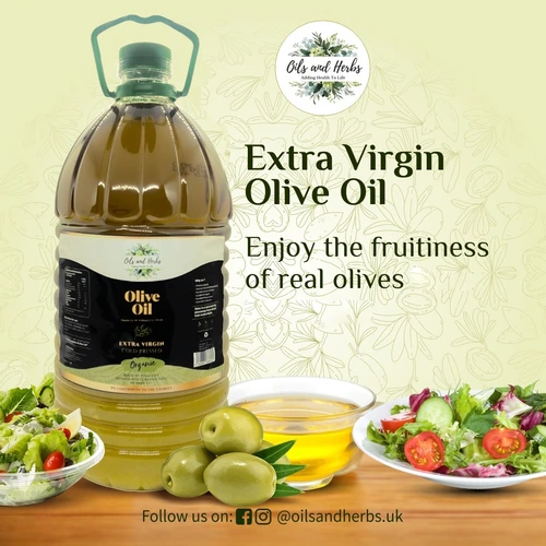 Big jar olive oil by Oils and herbs