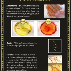 Real vs Fake Saffron by Oils and Hebrs UK