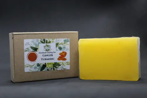 ginger turmeric soap by oils and herbs uk scaled 1