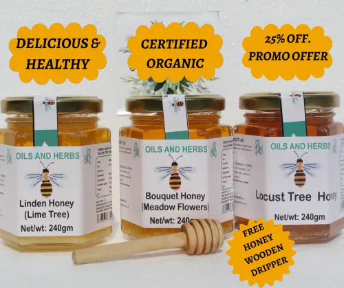 Bulgarian Honey Combo – 100% Raw and Organic