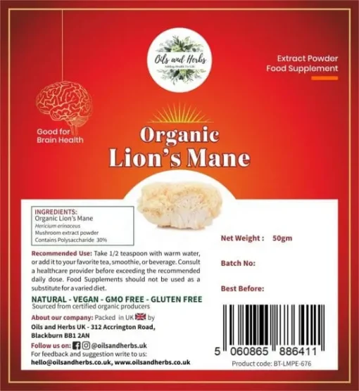 Organic-Lion-Mane-Mushroom-Extract-powder