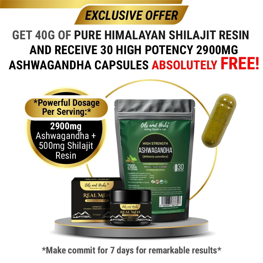 Buy Shilajit Resin get Ashwagandha free