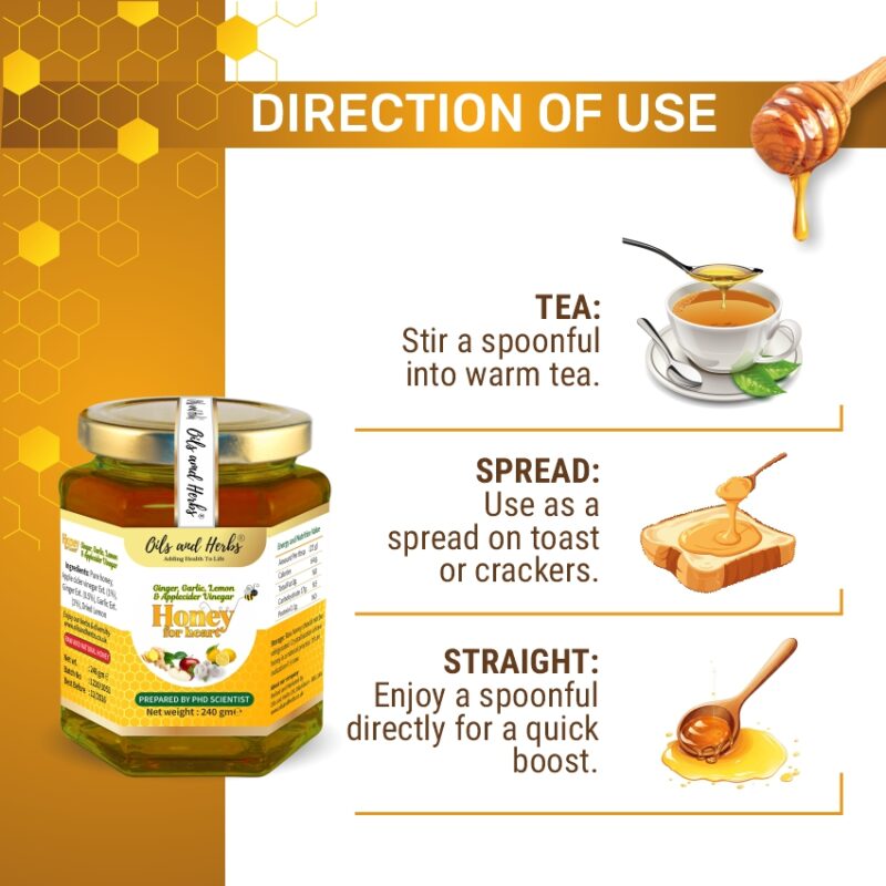 Honey for heart direction of use