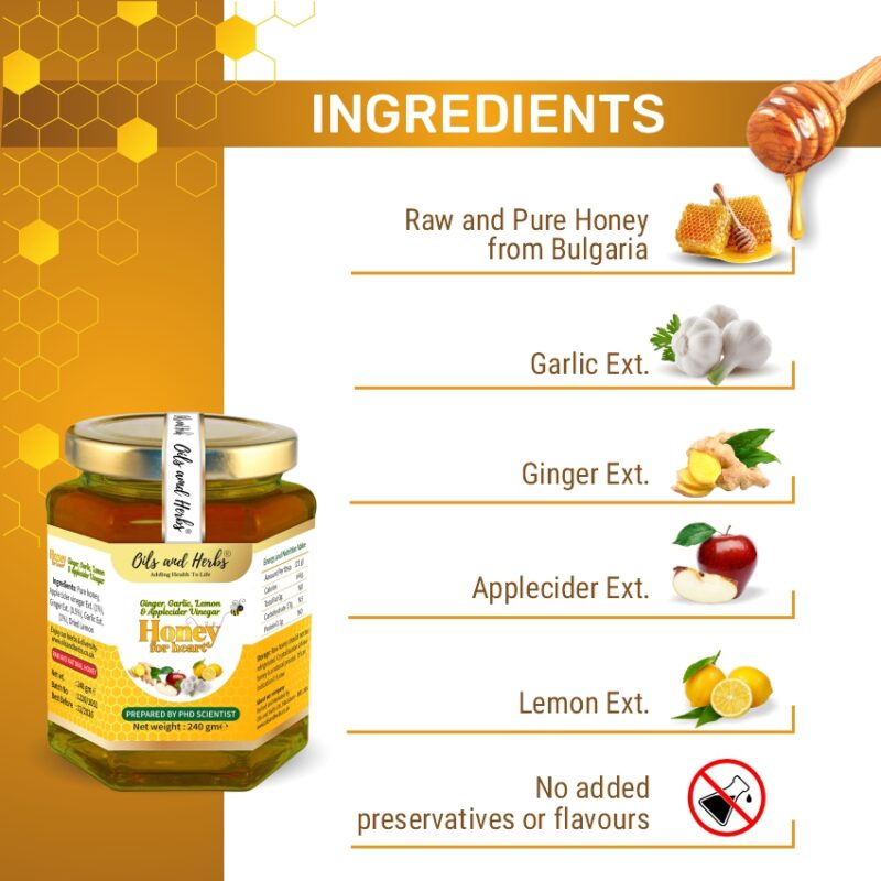 Honey for heart ingredient