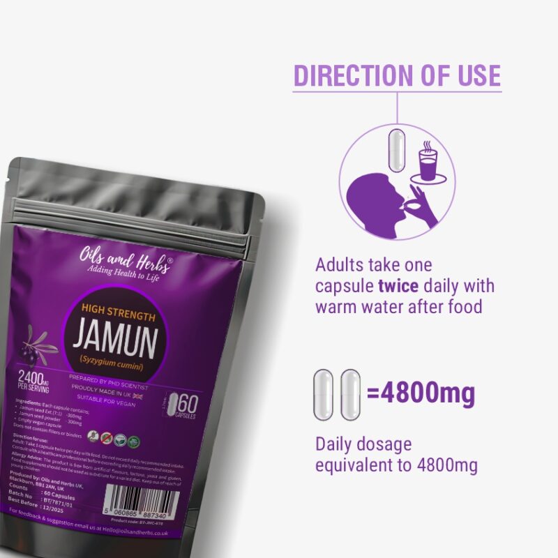 JAMUN DIRECTION OF USE