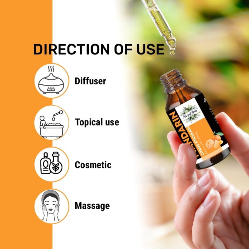 Mandarin oil direction of use