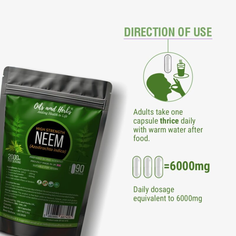 NEEM DIRECTION OF USE