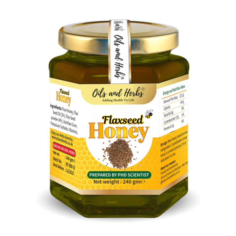 Raw Flaxseed Honey