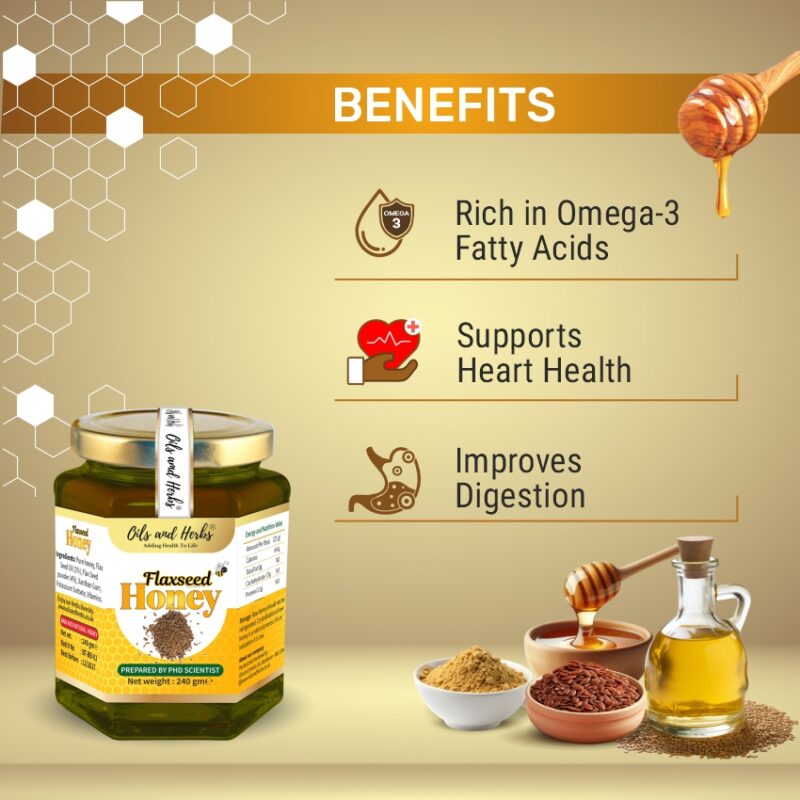 Raw Flaxseed Honey Benefits