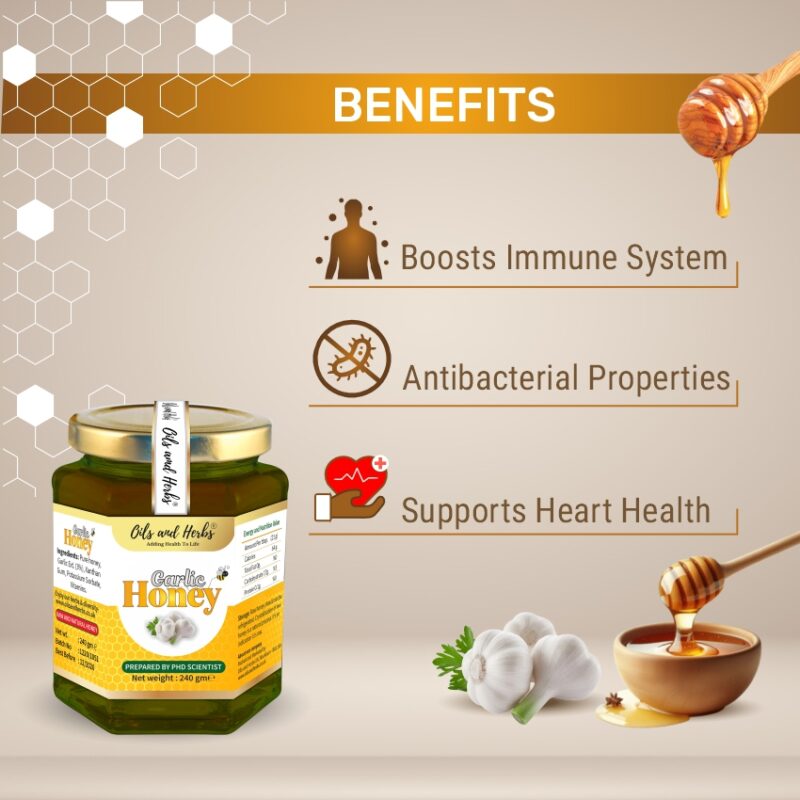 Raw Garlic honey benefits