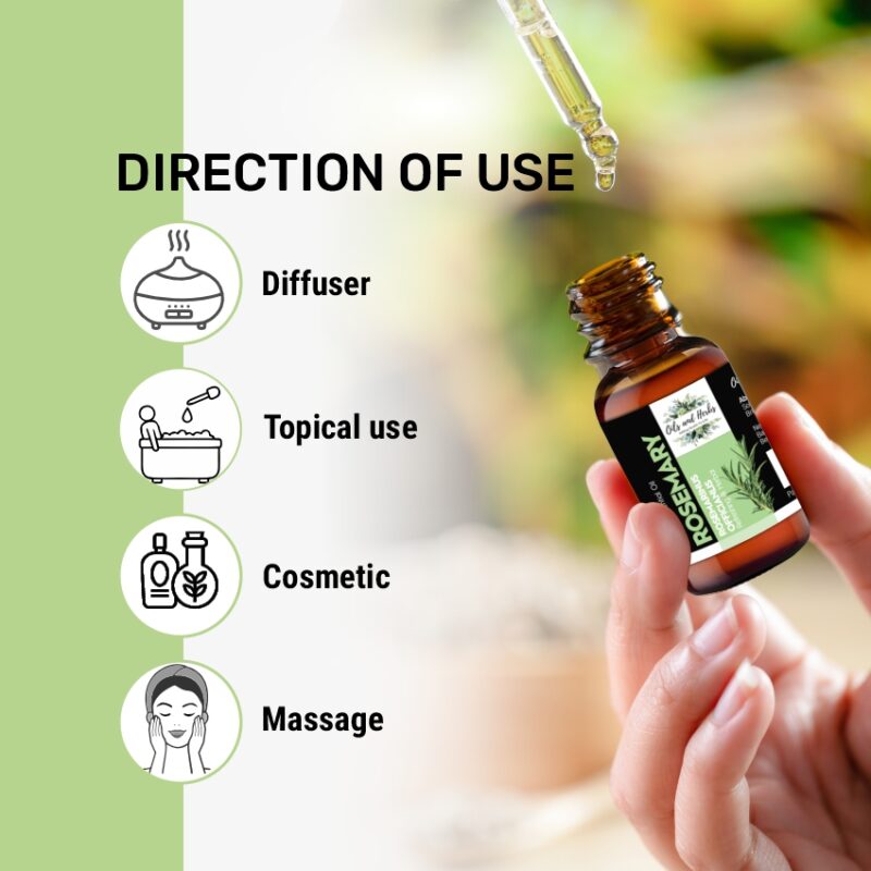 Rosemary oil direction of use