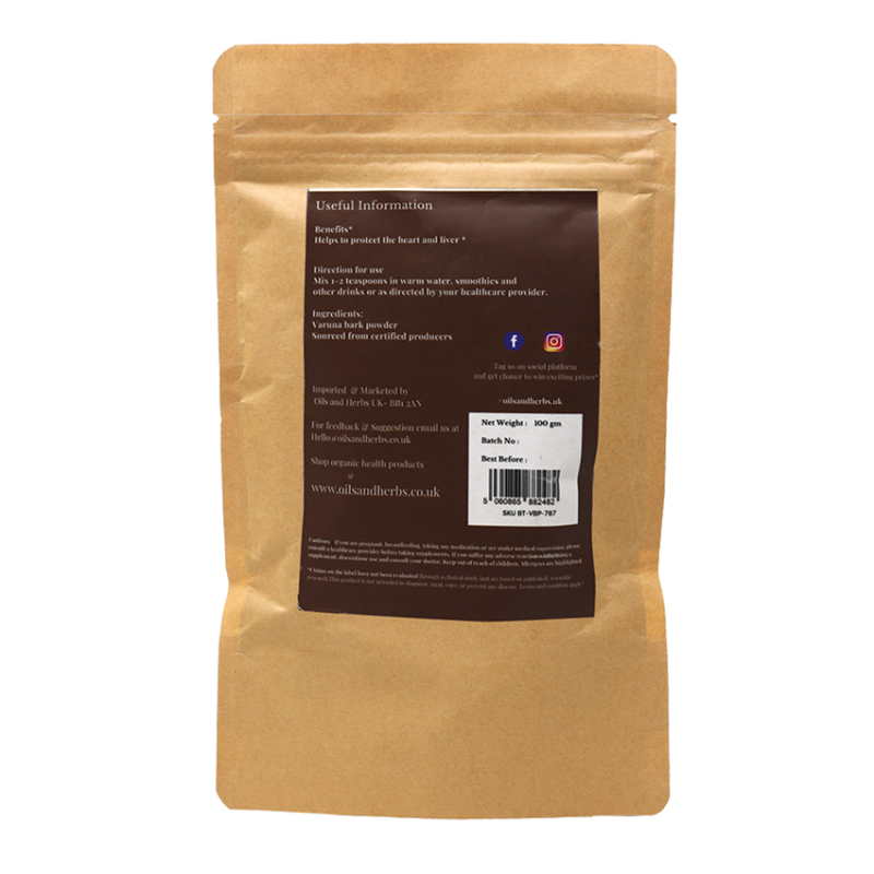 VARUNA BARK POWDER BACK