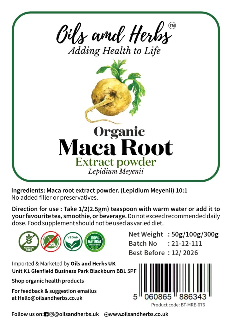 maca root extract