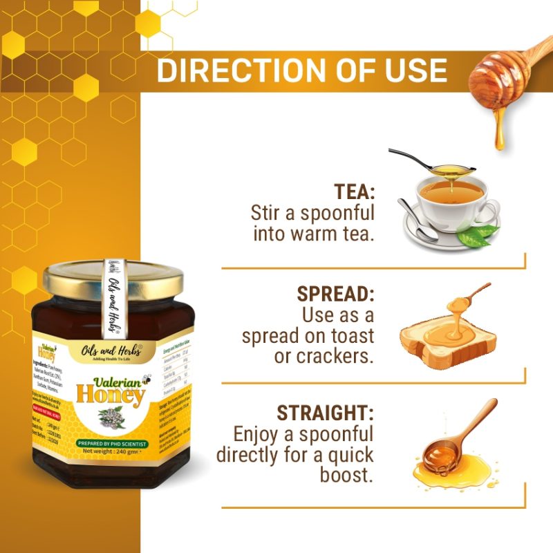 Valerian honey direction of use