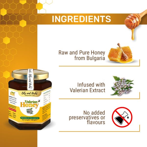 Valerian honey ingredient