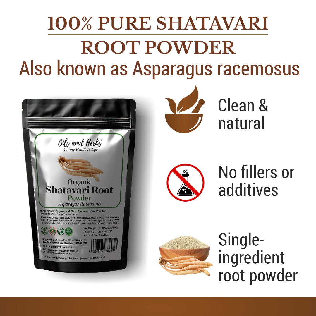 Organic Shatavari Root Powder (Asparagus Racemosus) – 100% Pure, Natural & Clean 5 100% pure shatavari (1)