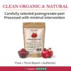 Sun Dried Pomegranate Peel Powder - Punica granatum - 100% Pure Clean and Natural