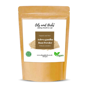 Organic Ashwagandha Root Powder -100% Pure , Clean and Natural