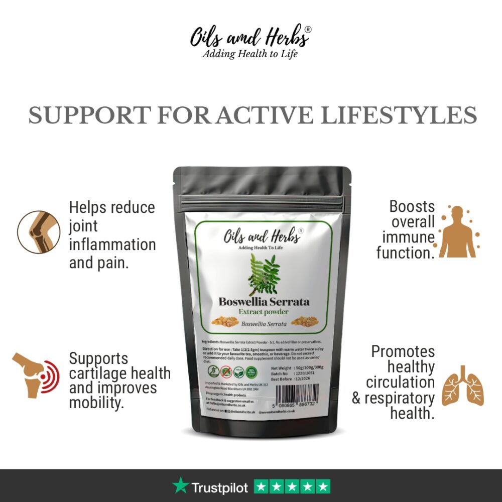 High Strength Boswellia Serrata Extract Powder 5:1 - Image 2