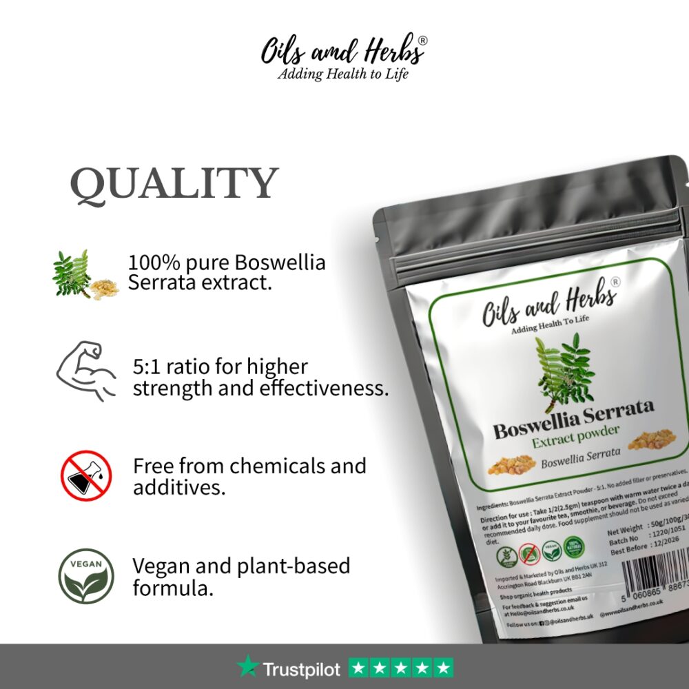 High Strength Boswellia Serrata Extract Powder 5:1 - Image 3