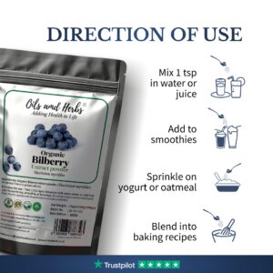 Alternative view of Organic Bilberry Extract Powder Anthocyanin>25%