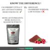 CRANBERRY COMPARISON POST