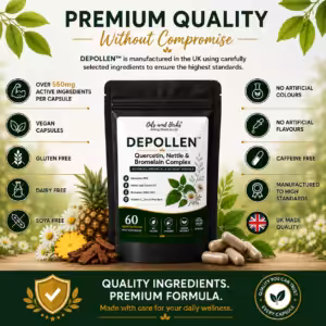 Depollen- Quercetin, Nettle & Bromelain Supplement