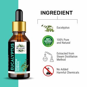 Natural Eucalyptus Essential Oil 100% Pure & Therapeutic Grade