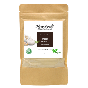 Organic Garlic Powder - Allium Sativum- 100% Pure, Clean and Natural