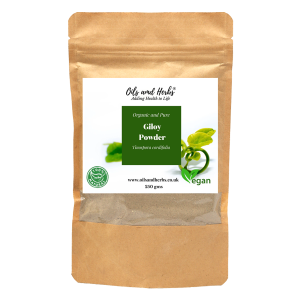 Clean Organic Giloy Powder - Tinospora cordifolia -100% Pure and Natural