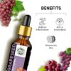 Natural Grapeseed Oil 100% Pure & Therapeutic Grade