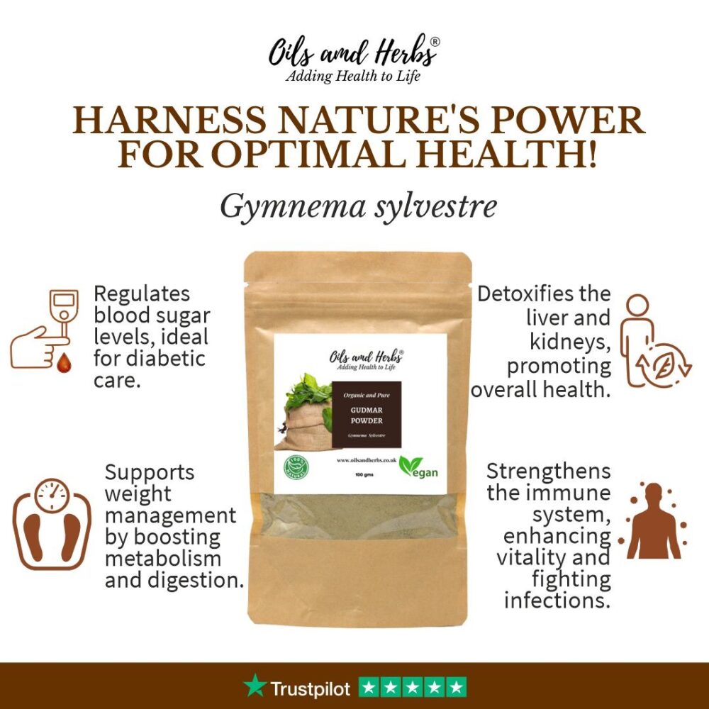 Organic Gudmar Powder - Sugar destroyer - Gymnema Sylvestre - 100% Pure, Clean and Natural - Image 3