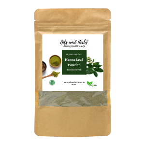 Organic Henna Leaf Powder - Lawsonia inermis -100% Pure, Clean and Natural