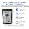 High Strength Bilberry Extract Powder Anthocyanin>25%