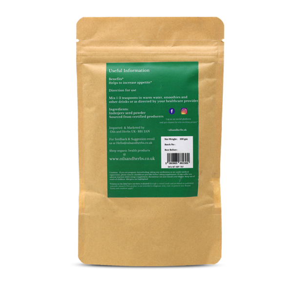 Organic Inderjav Bitter Seed Powder Holarrhena Pubescens