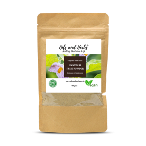 Organic Kantakari Fruit Powder - Yellow Fruit Nightshade- 100% Pure, Clean and Natural