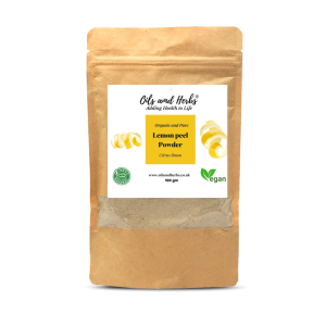 Organic Lemon Peel Powder - 100% Natural, Pure and Clean