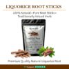 Liquorice Root Sticks 100% Natural and Pure 10 Liquorice Root Sticks 100% Natural and Pure