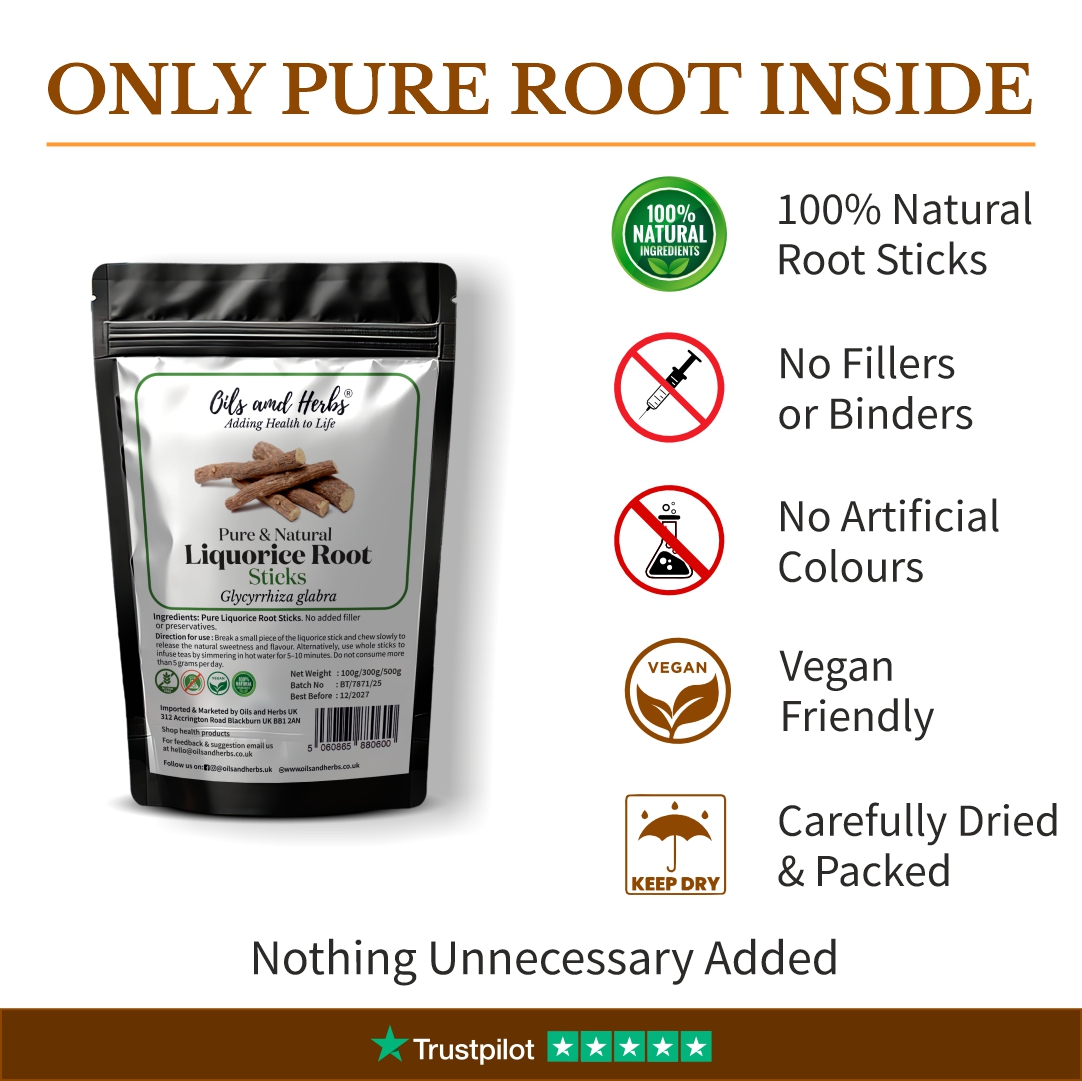Liquorice Root Sticks 100% Natural and Pure 3 Liquorice Root Sticks 100% Natural and Pure - Image 3