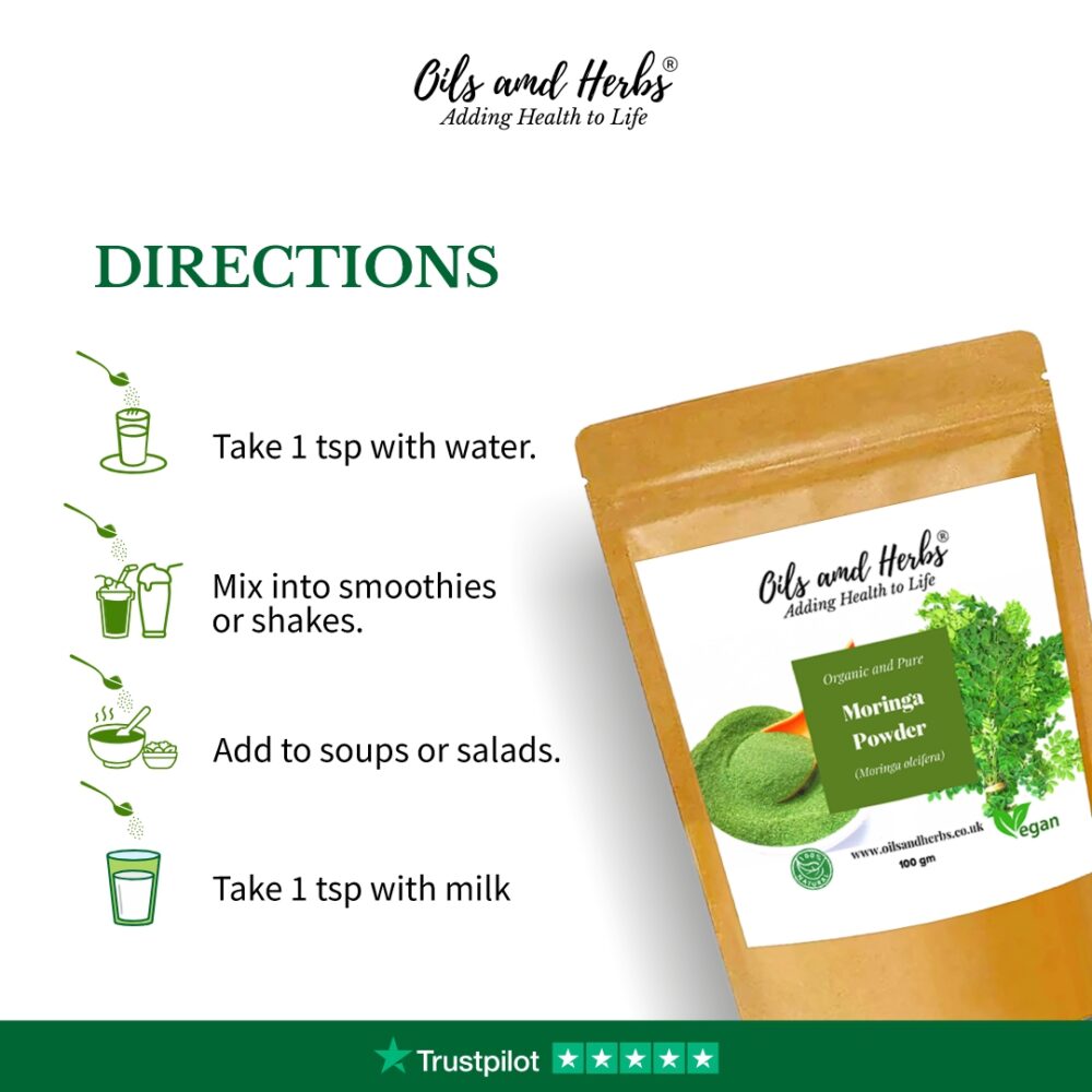 Green Moringa Powder-100% Natural and Organic - Image 6