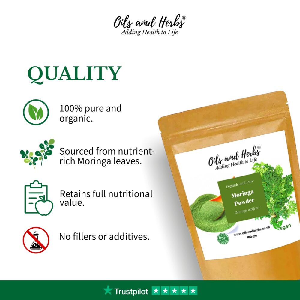 Green Moringa Powder-100% Natural and Organic - Image 5