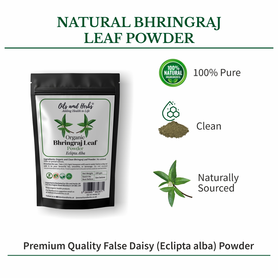 Sun Dried Bhringraj Leaf Powder - False Daisy -100% Pure, Clean and Natural 9 Sun Dried Bhringraj Leaf Powder - False Daisy -100% Pure, Clean and Natural - Image 9