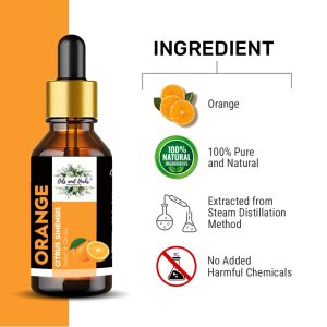 Natural Orange Essential Oil 100% Pure and Therapeutic Grade