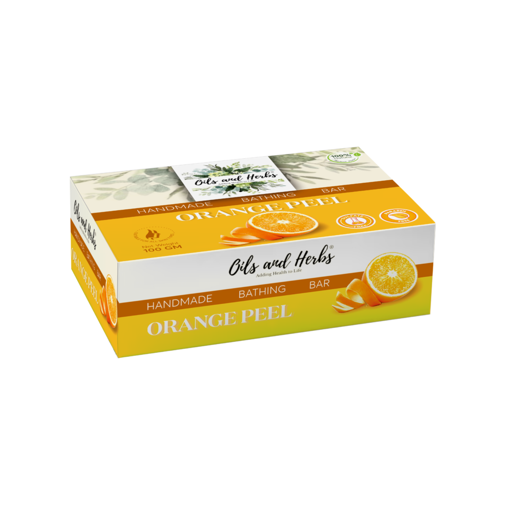 Orange Soap Handmade by Herbalist