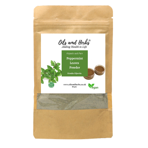 Organic Peppermint Leaves Powder - Mentha Piperita - 100% Pure, Clean and Natural