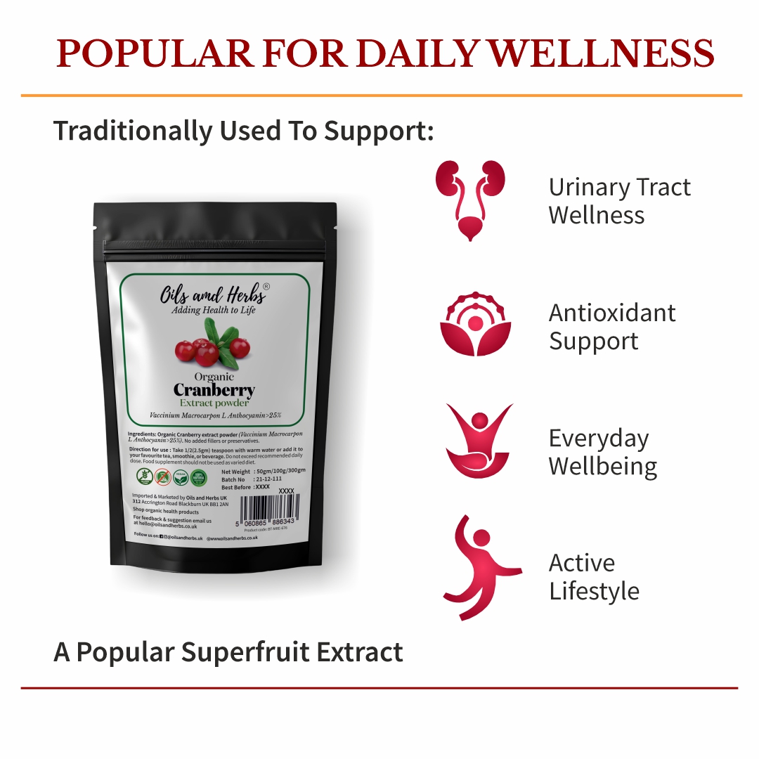 Organic Cranberry Extract Powder – High in Anthocyanins & Lab-Tested Quality 5 Organic Cranberry Extract Powder – High in Anthocyanins & Lab-Tested Quality - Image 5