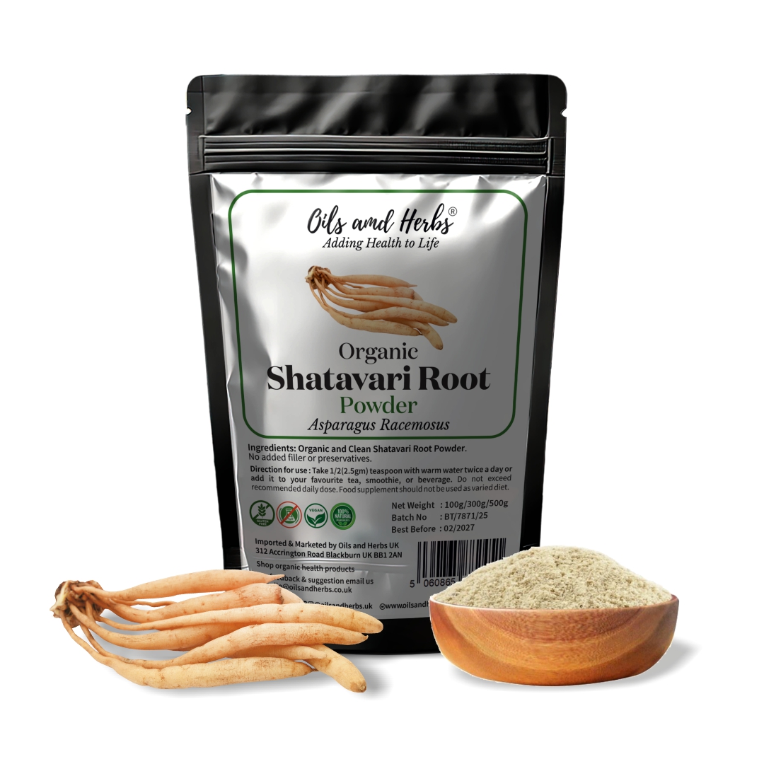 Organic Shatavari Root Powder (Asparagus Racemosus) – 100% Pure, Natural & Clean 2 Oraganic Shatavari root powder