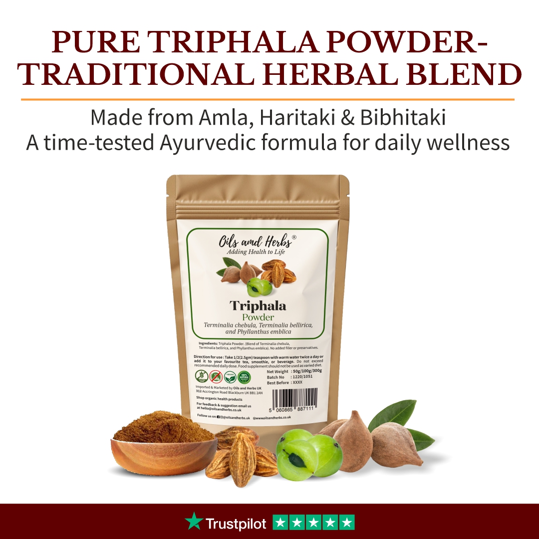 Pure Triphala Powder – Natural Herbal Blend for Daily Wellness 5 Pure Triphala Powder – Natural Herbal Blend for Daily Wellness - Image 5
