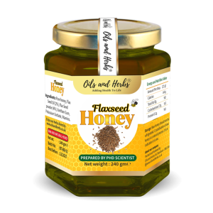 Raw Flax Seed Honey for Omega 3 Support