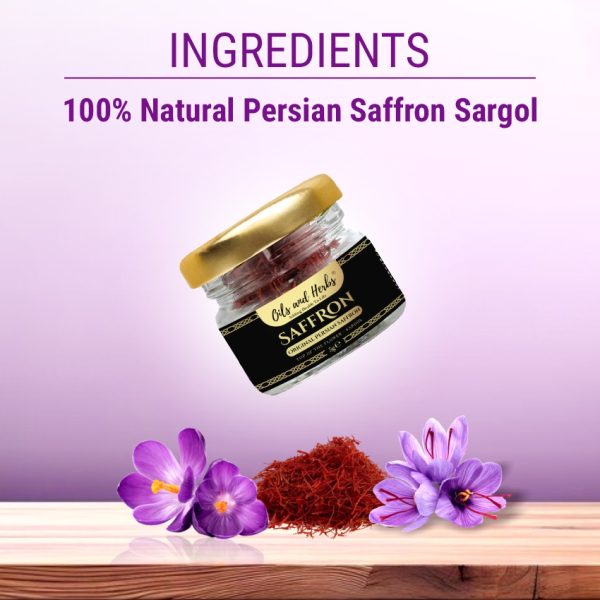 All Red Saffron Threads- 100% Original Sargol- TOP OF THE FLOWER